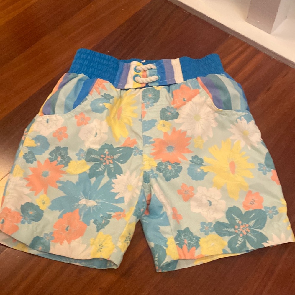 Matilda Jane Boys Swim Trunks size 2. Run large